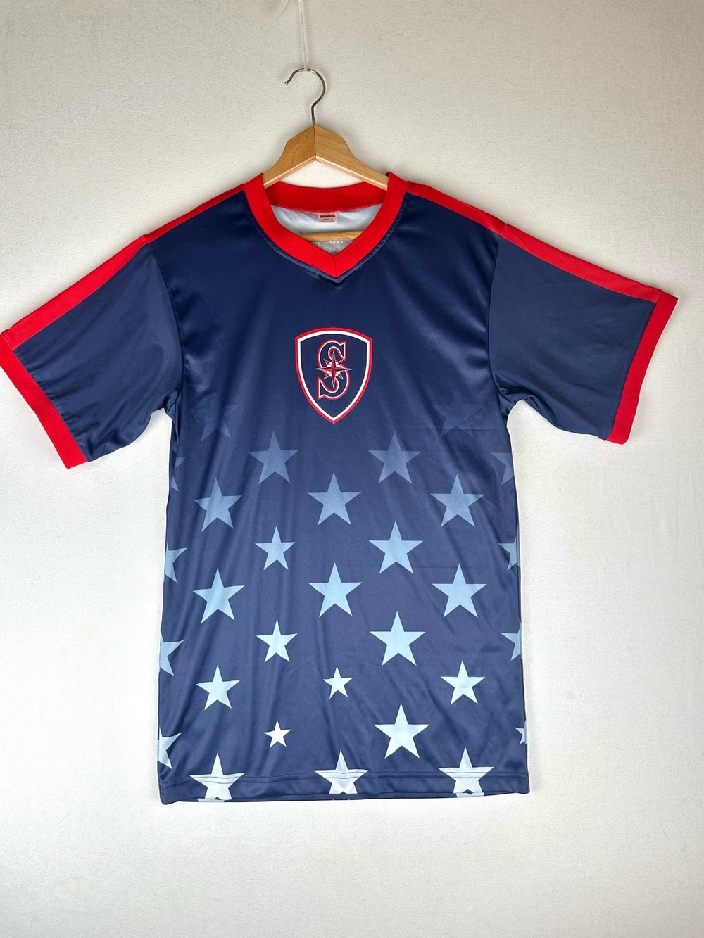 Seattle Mariners Stars & Stripes Soccer Jersey Football